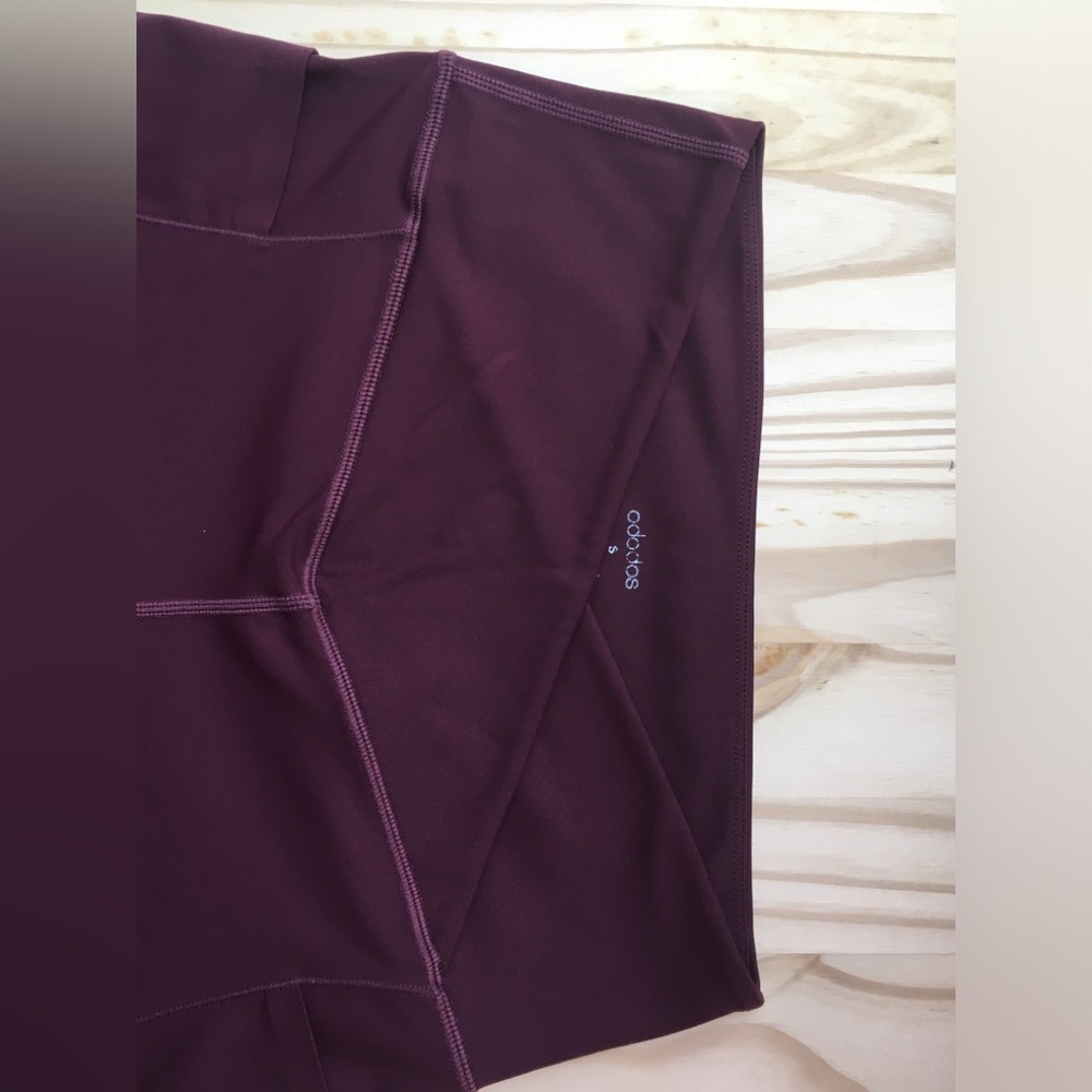 ododos Women’s High-Rise Performance Shorts Deep Plum yoga dance cheerleader - Picture 2 of 9